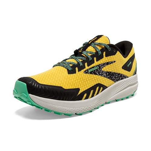BROOKS Divide 4, Męskie trampki, 47.5 EU, Lemon Chrome Black Spring Bud, 47.5 EU
