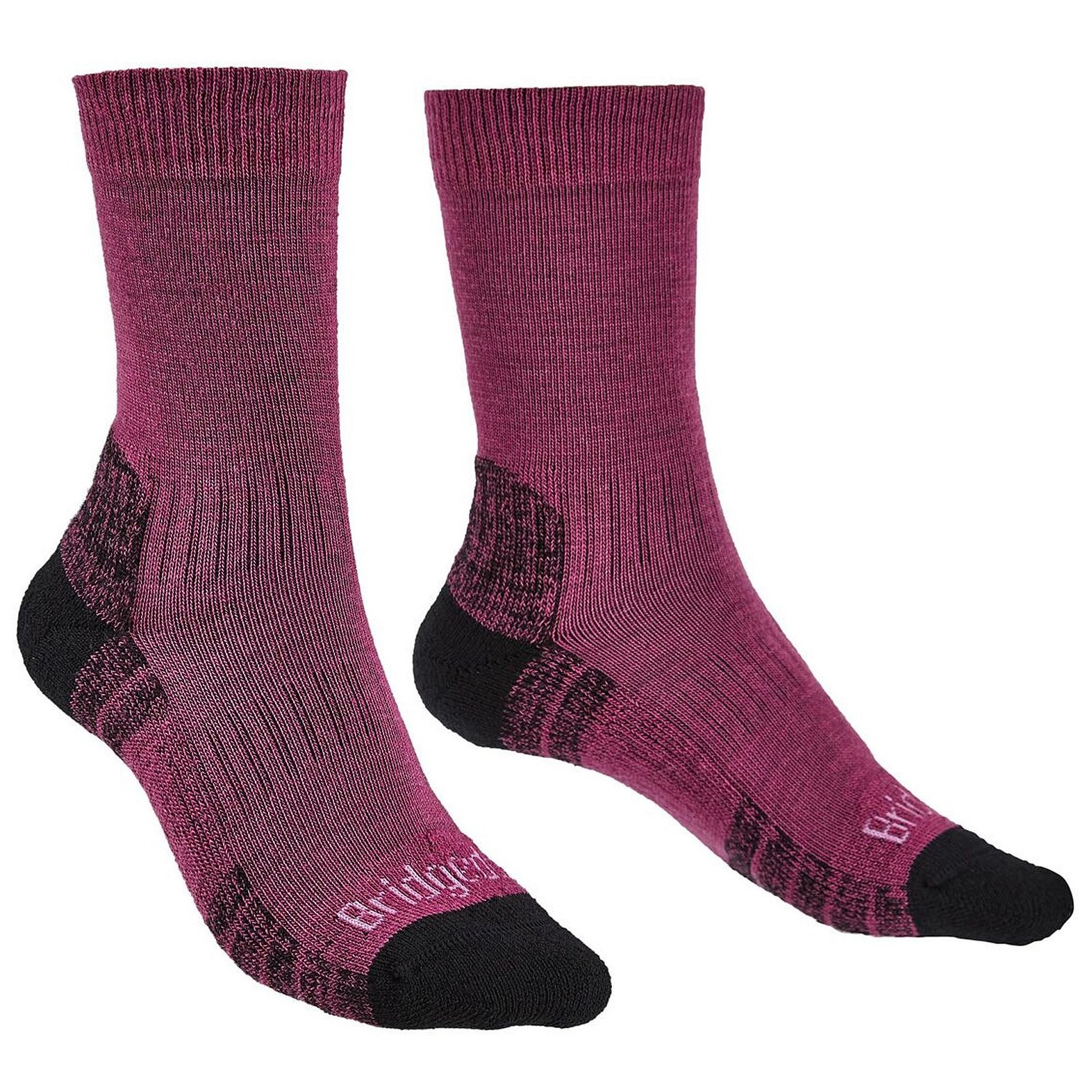 Damskie skarpety Bridgedale Hike LW MP Boot Rozmiar skarpet: 38-40 / Kolor: fioletowy