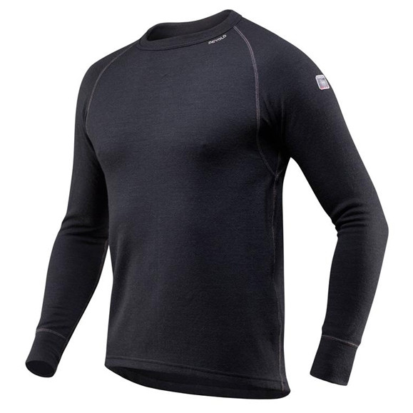 Koszulka męska Devold Expedition Man Shirt Rozmiar: XXL / Kolor: czarny
