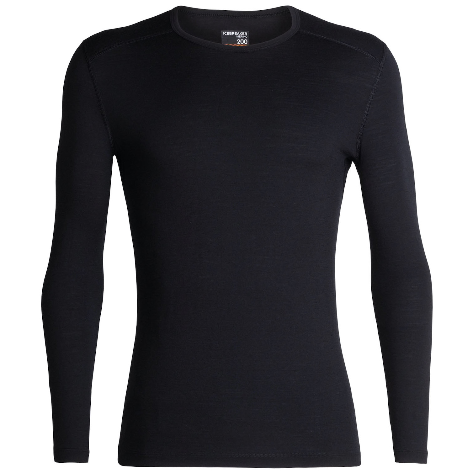 Koszulka męska Icebreaker Mens 200 Oasis LS Crewe Rozmiar: XL / Kolor: czarny