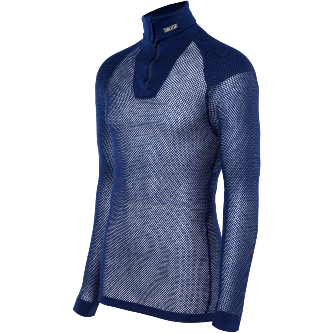 Golf Brynje of Norway Super Thermo Zip polo Shirt Rozmiar: M / Kolor: ciemnoniebieski