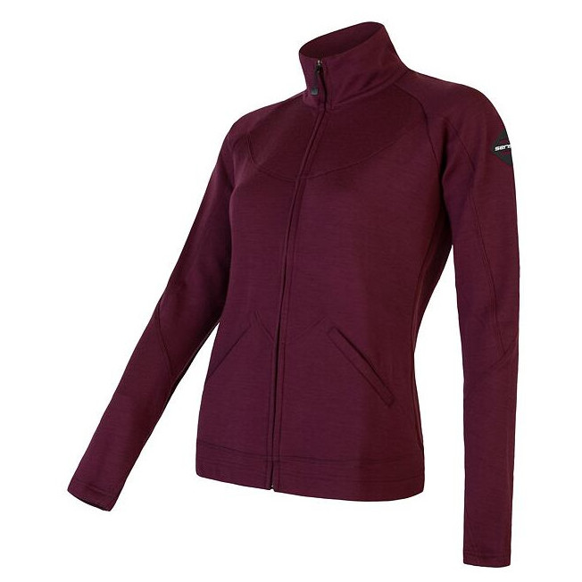 Bluza damska Sensor Merino Upper Rozmiar: M / Kolor: czerwony