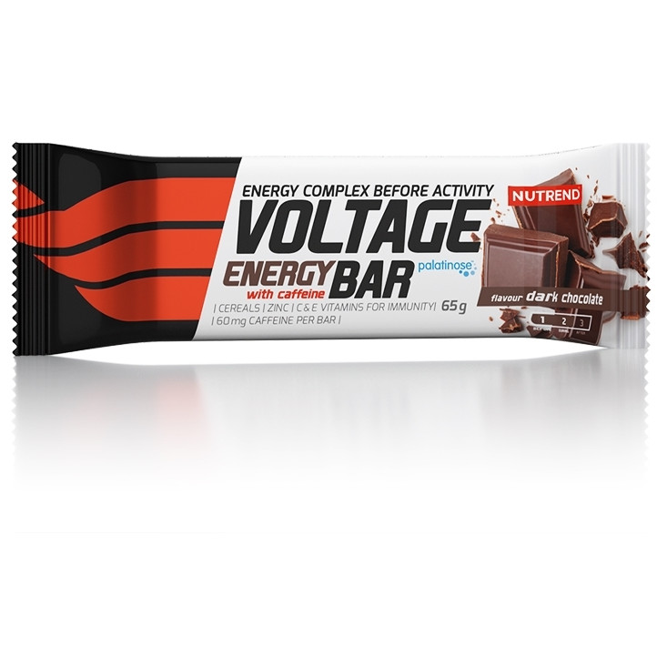Baton Nutrend Voltage Energy with Caffeine Smak: gorzka czekolada