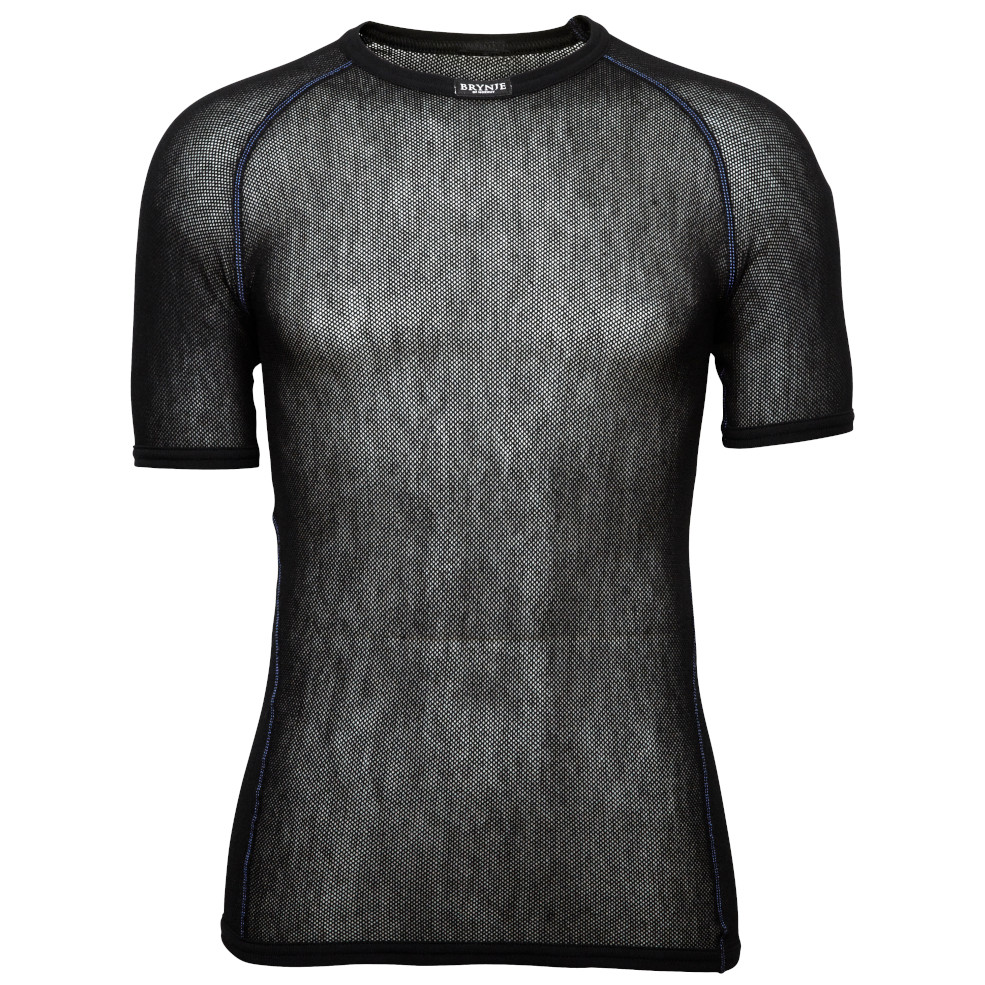 Męska koszulka Brynje of Norway Wool Thermo light T-shirt Rozmiar: L / Kolor: czarny