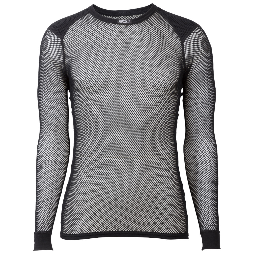 Męska koszulka Brynje of Norway Wool Thermo Shirt Rozmiar: XXL / Kolor: czarny