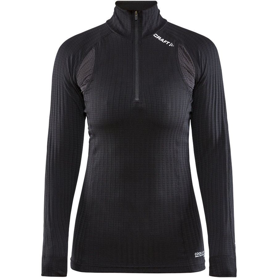 Koszulka damska Craft Active Extreme X Zip Rozmiar: L / Kolor: czarny