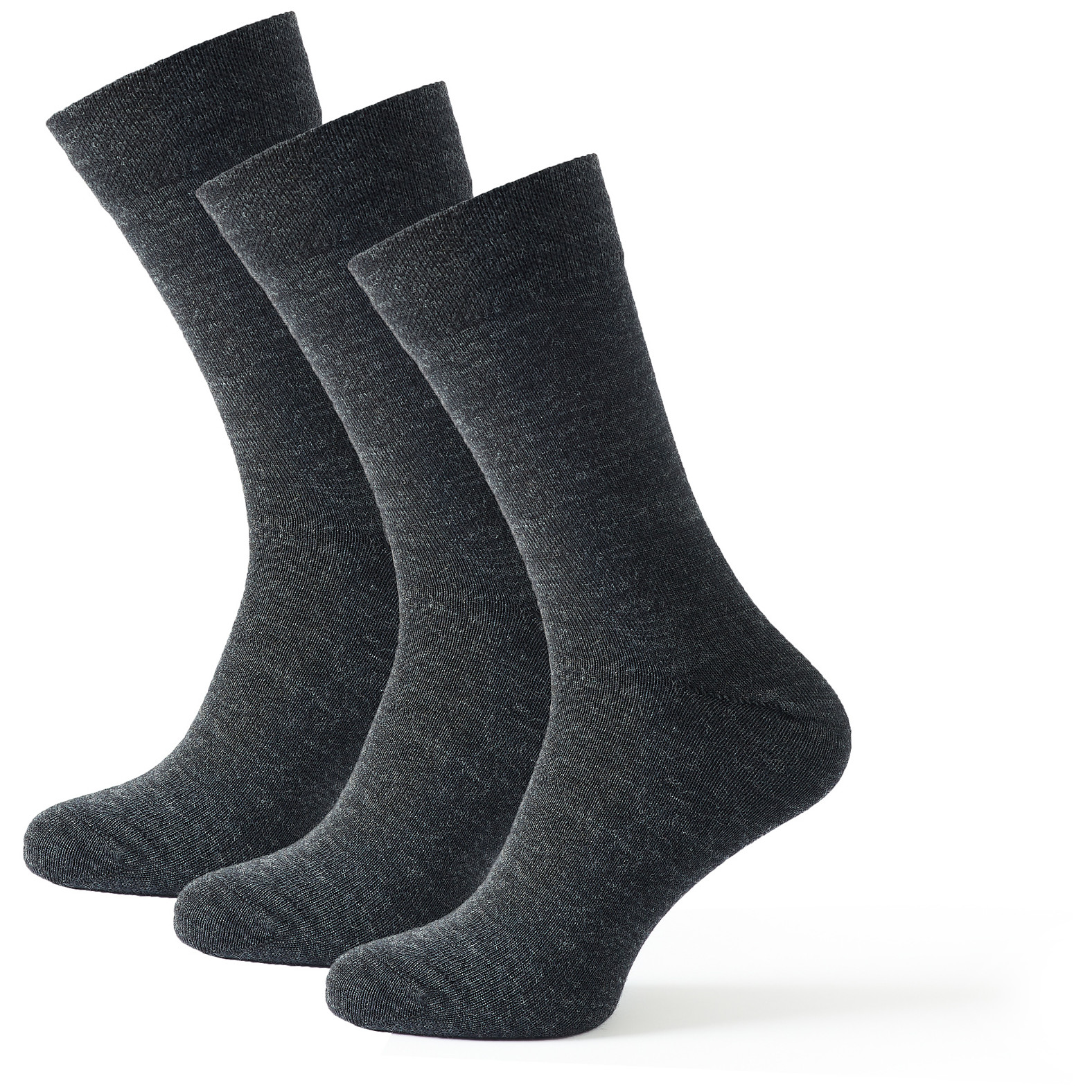 Skarpetki Zulu Diplomat Merino 3 pack Rozmiar skarpet: 39-42 / Kolor: ciemnoszary