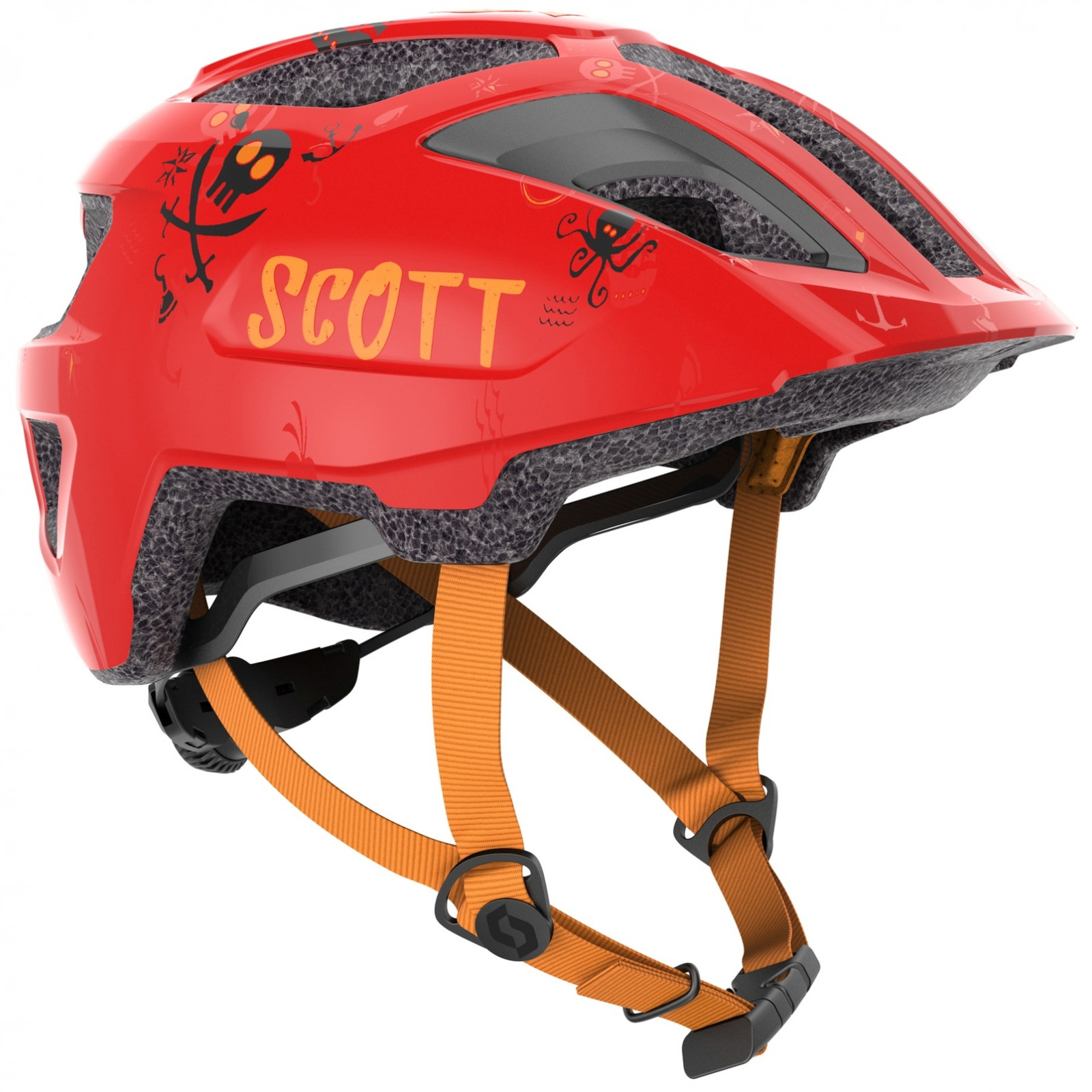 Dziecięcy kask rowerowy Scott Spunto Kid Wielkość kasku: 45-52 cm / Kolor: czerwony