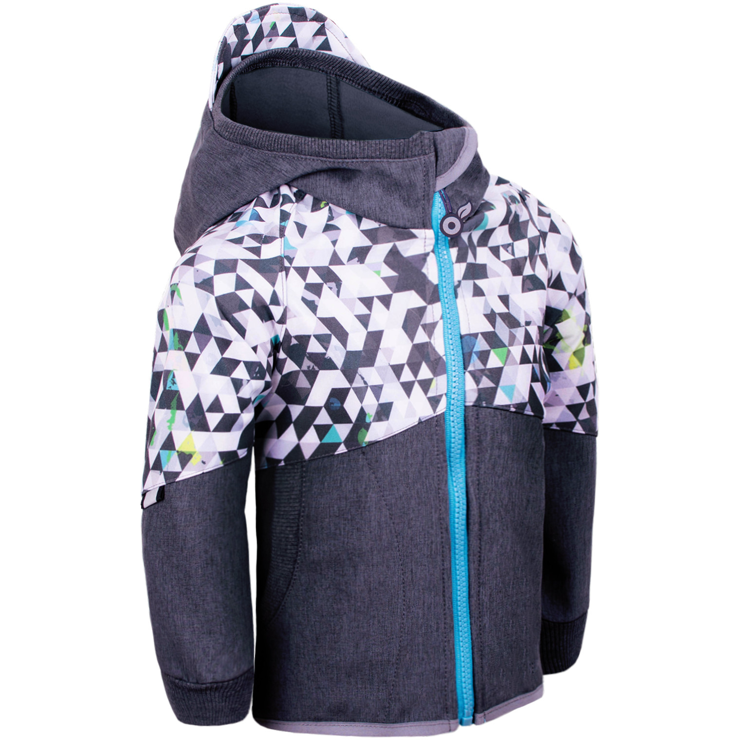 Dziecięca kurtka softshellowa Unuo Fleece Street Rozmiar dziecięcy: 74-80 / Kolor: szary/niebieski
