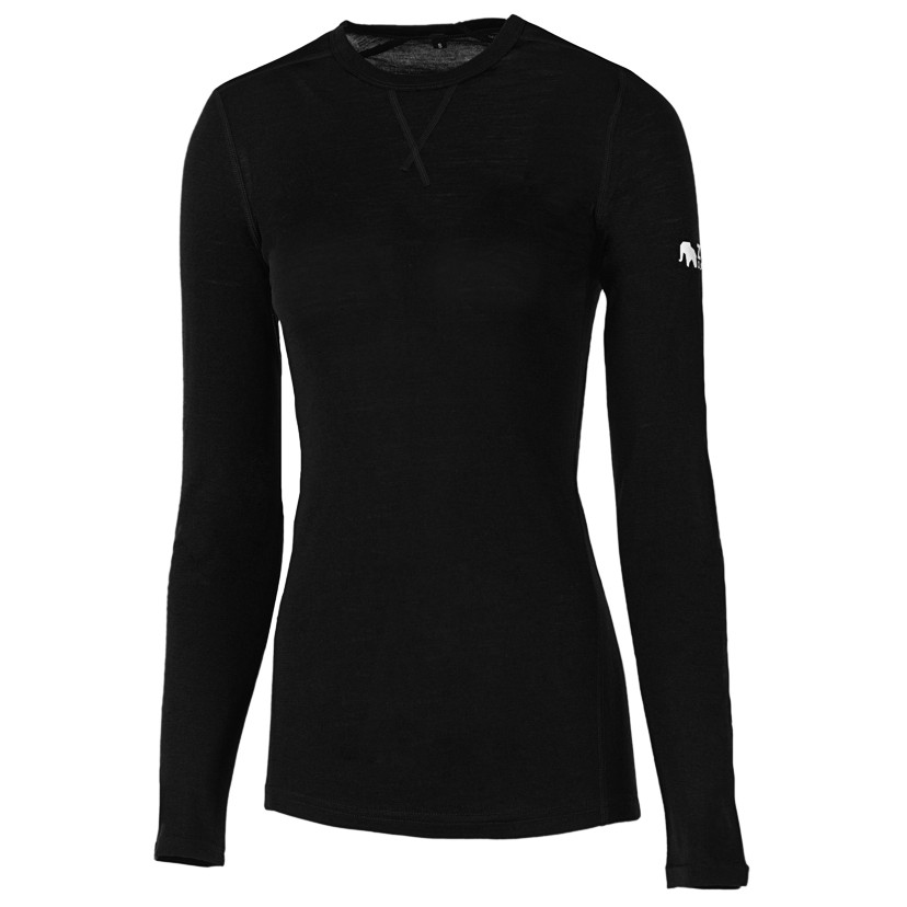 Koszulka damska Zulu Merino 160 Long Rozmiar: S / Kolor: czarny