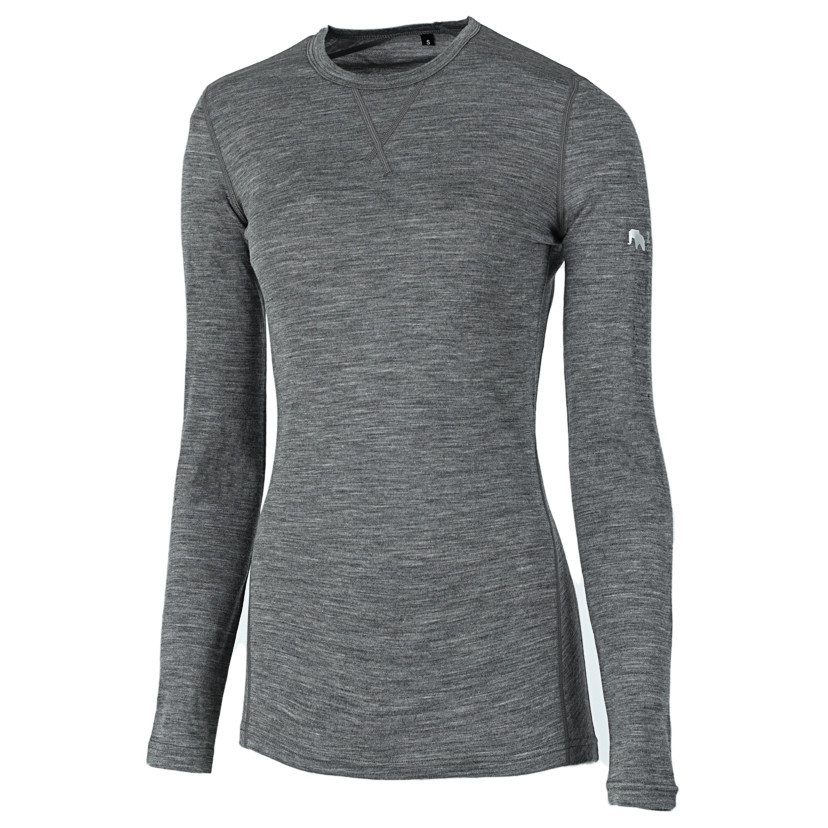 Koszulka damska Zulu Merino 160 Long Rozmiar: L / Kolor: szary