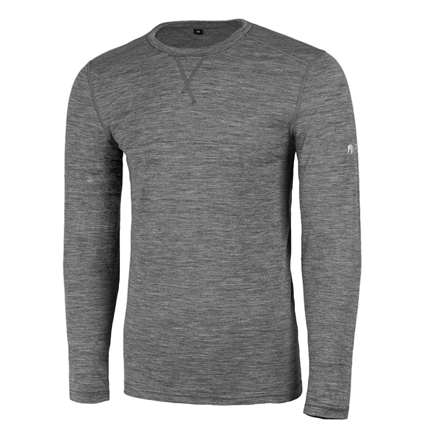 Koszulka męska Zulu Merino 160 Long Rozmiar: XXL / Kolor: szary