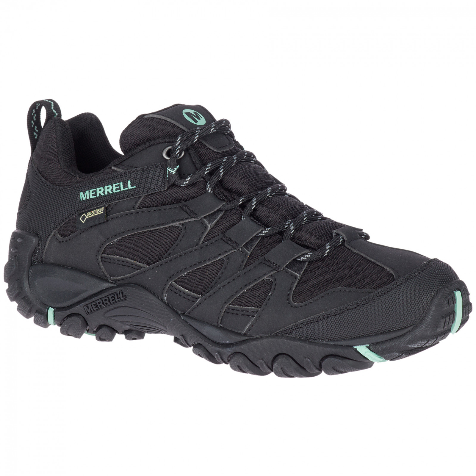 Damskie buty turystyczne Merrell Claypool Sport Gtx Rozmiar butów (UE): 40 / Kolor: czarny/niebieski
