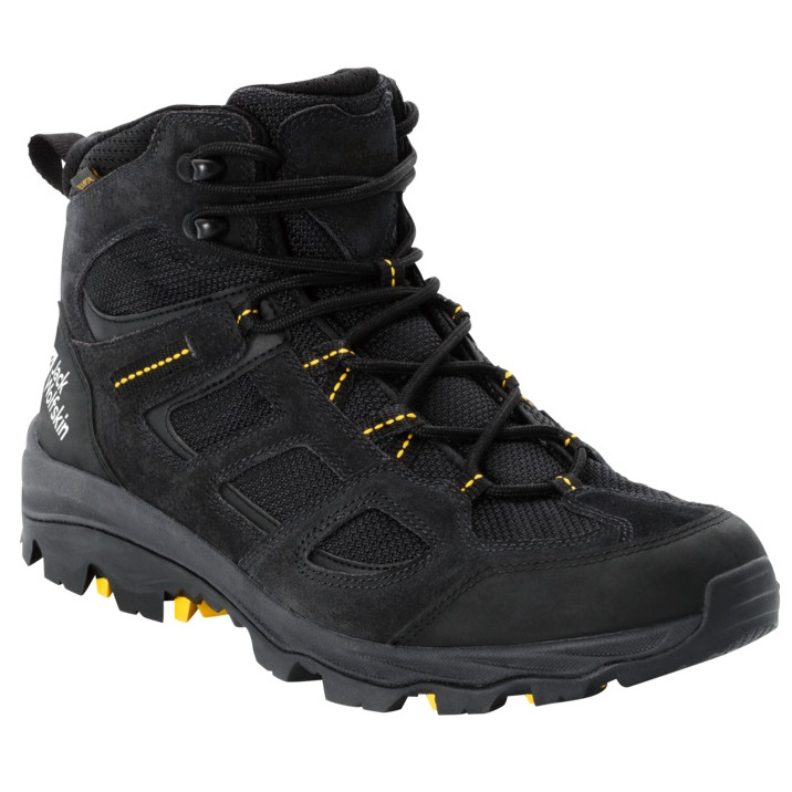 Buty męskie Jack Wolfskin Vojo 3 Texapore Mid M Rozmiar butów (UE): 47 / Kolor: żółty/czarny