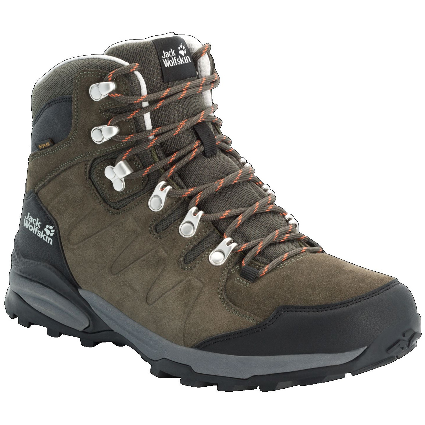 Buty męskie Jack Wolfskin Refugio Texapore Mid M Rozmiar butów (UE): 45 / Kolor: zielony