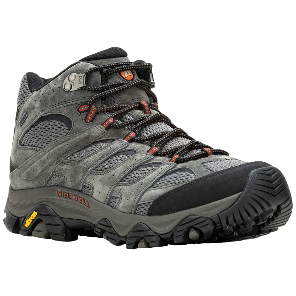 Męskie buty turystyczne Merrell Moab 3 Mid Gtx Rozmiar butów (UE): 46 / Kolor: szary/pomarańczowy