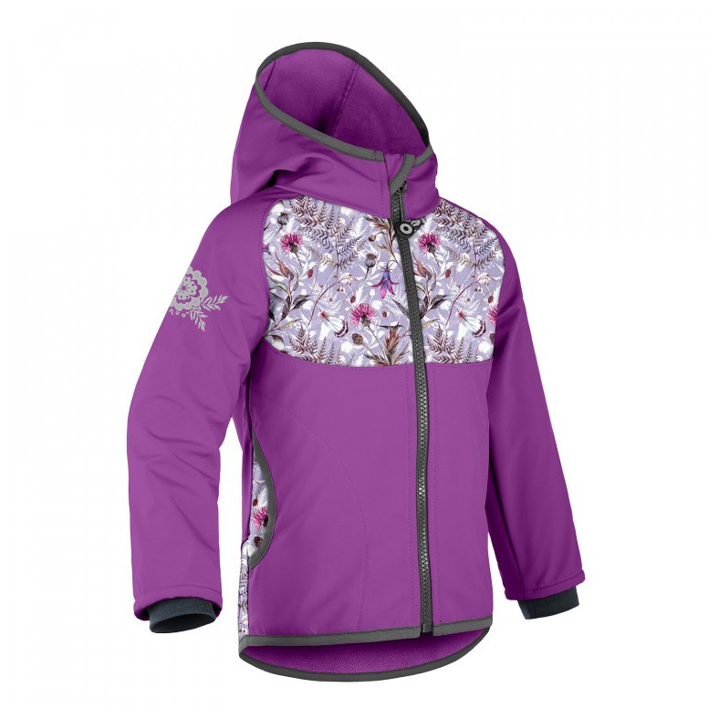 Dziecięca kurtka softshellowa Unuo Fleece Basic Rozmiar dziecięcy: 86-92 / Kolor: fioletowy