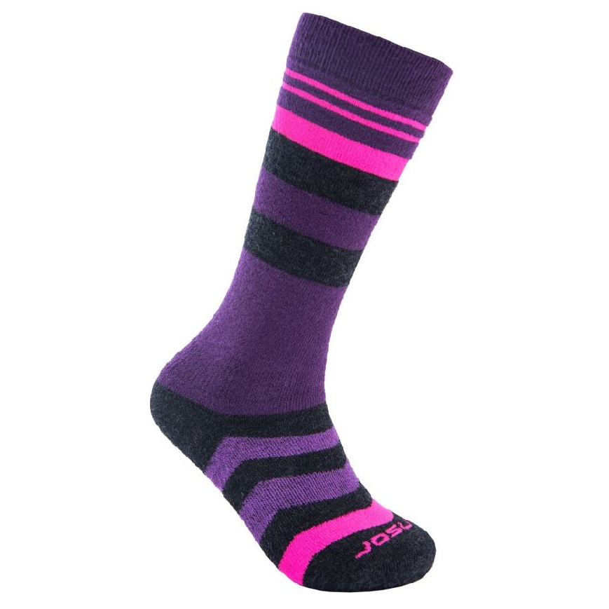 Skarpety damskie Sensor Slope Merino Rozmiar skarpet: 35-38 / Kolor: fioletowy/czarny