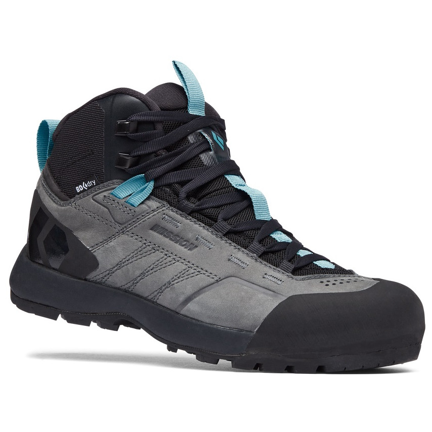 Damskie buty turystyczne Black Diamond Mission LTHR MID WP Rozmiar butów (UE): 37 / Kolor: szary