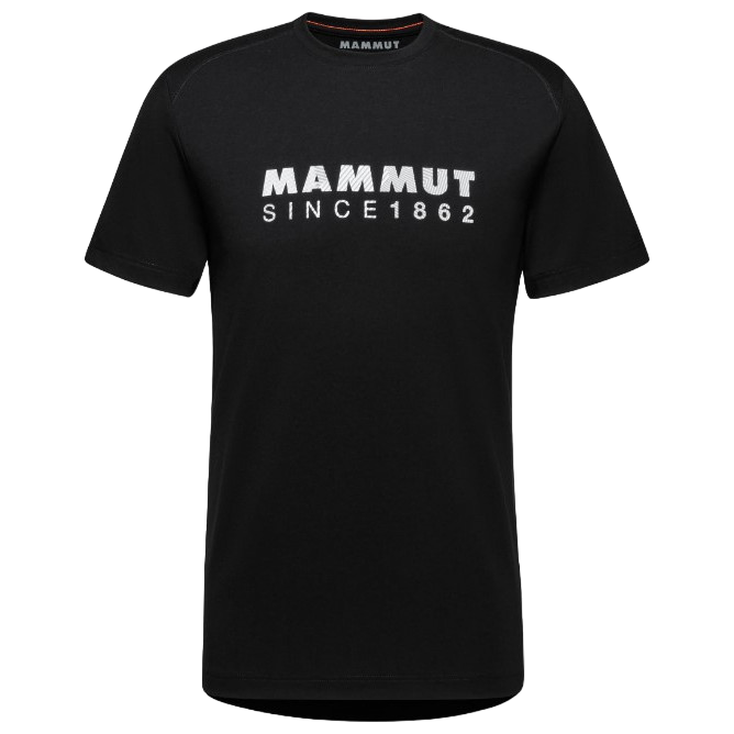 Koszulka męska Mammut Trovat T-Shirt Men Logo Rozmiar: M / Kolor: czarny