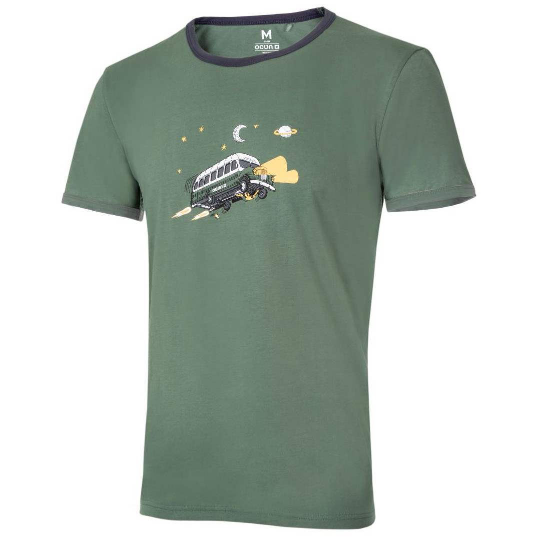 Koszulka męska Ocún Classic T Organic Men Rozmiar: L / Kolor: zielony