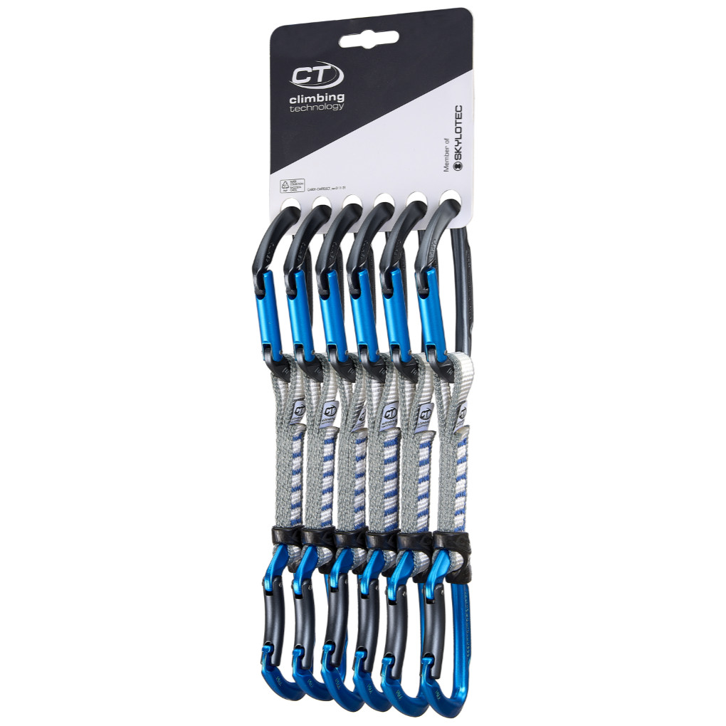 Zestaw ekspresów Climbing Technology Lime B set NY pack of 6 Kolor: ciemnoniebieski