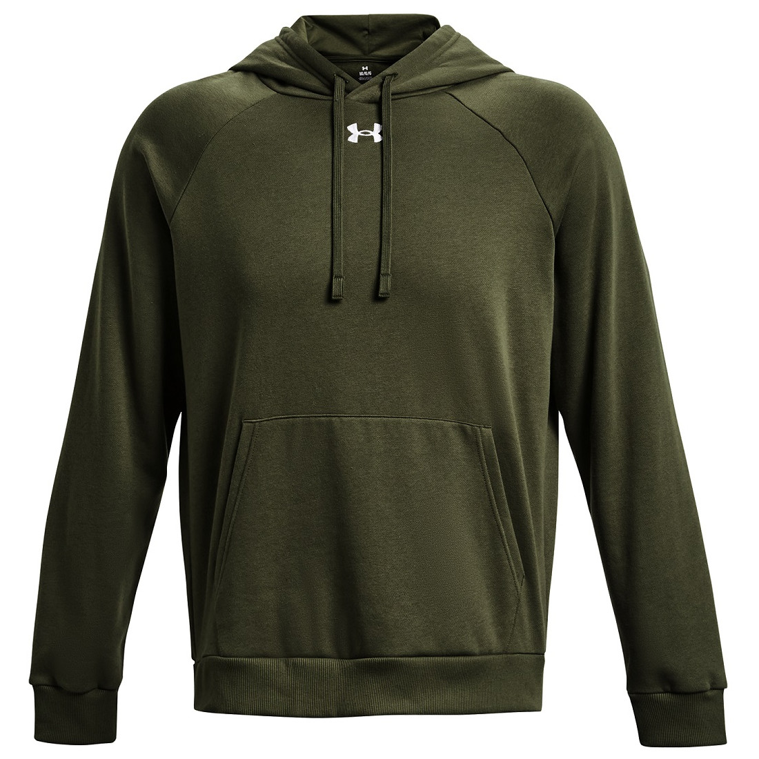 Męska bluza Under Armour Rival Fleece Hoodie Rozmiar: XXL / Kolor: ciemnozielony