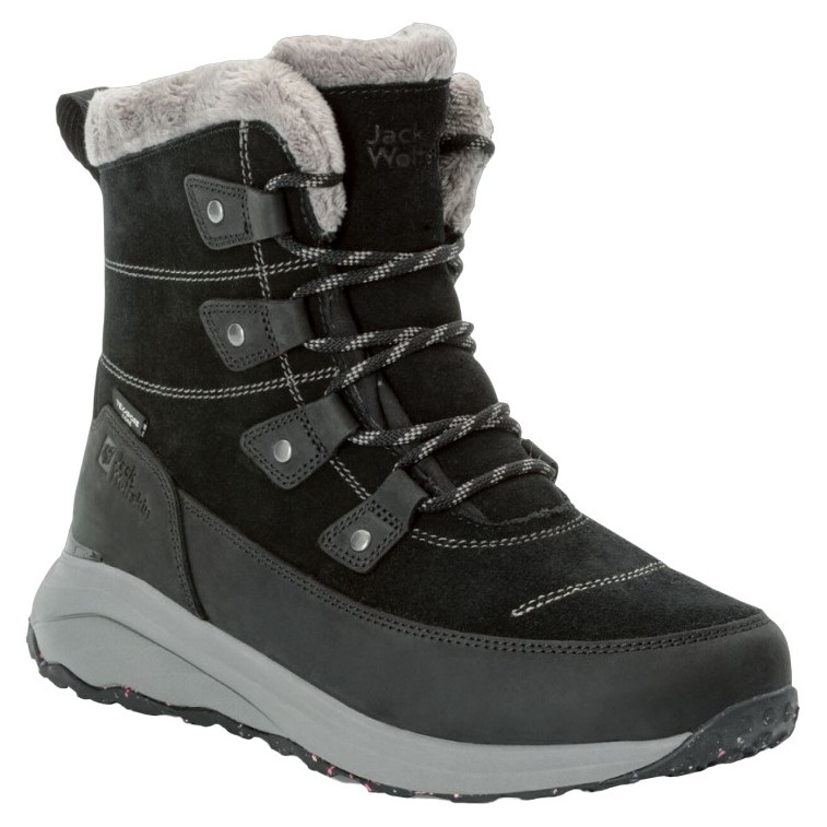 Buty zimowe damskie Jack Wolfskin Dromoventure Texapore High W Rozmiar butów (UE): 40,5 / Kolor: czarny