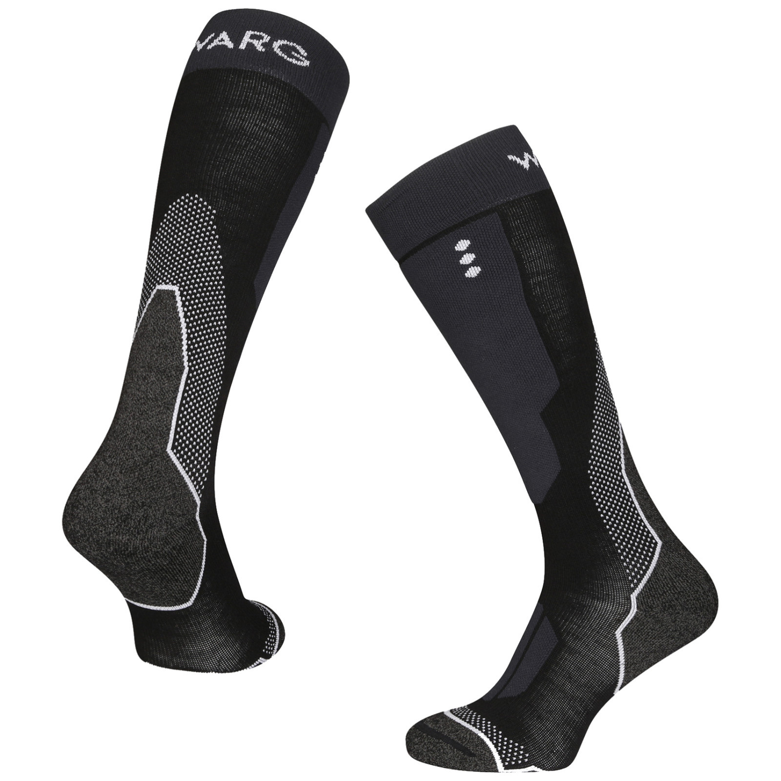 Podkolanówki Warg Merino SkiAlp Rozmiar skarpet: 35-38 / Kolor: czarny/biały