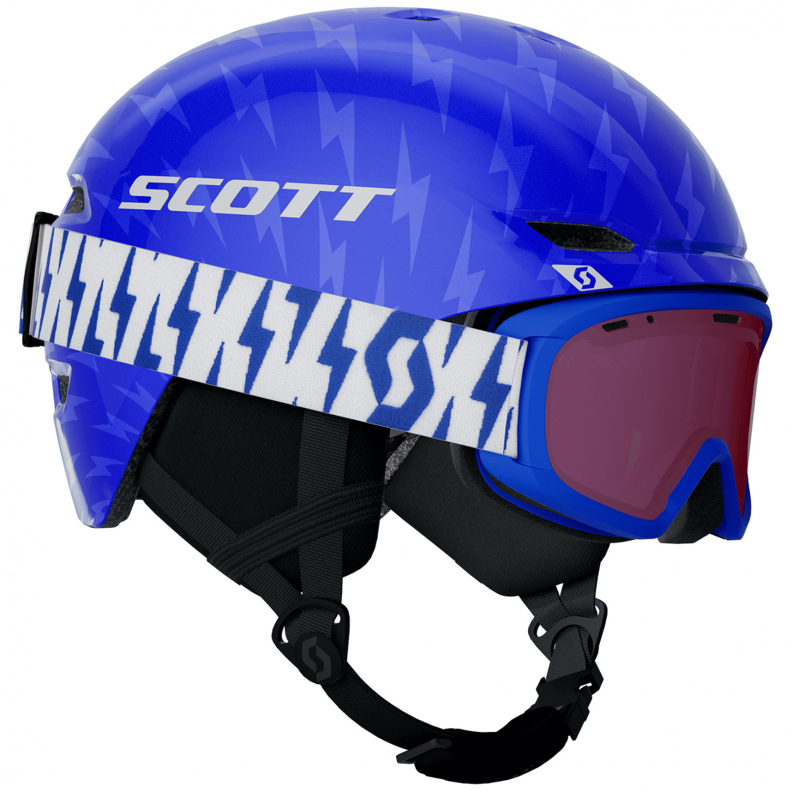 Zestaw kasków Scott Keeper 2 + Witty Jr Wielkość kasku: 51-54 cm / Kolor: niebieski/jasnoniebieski