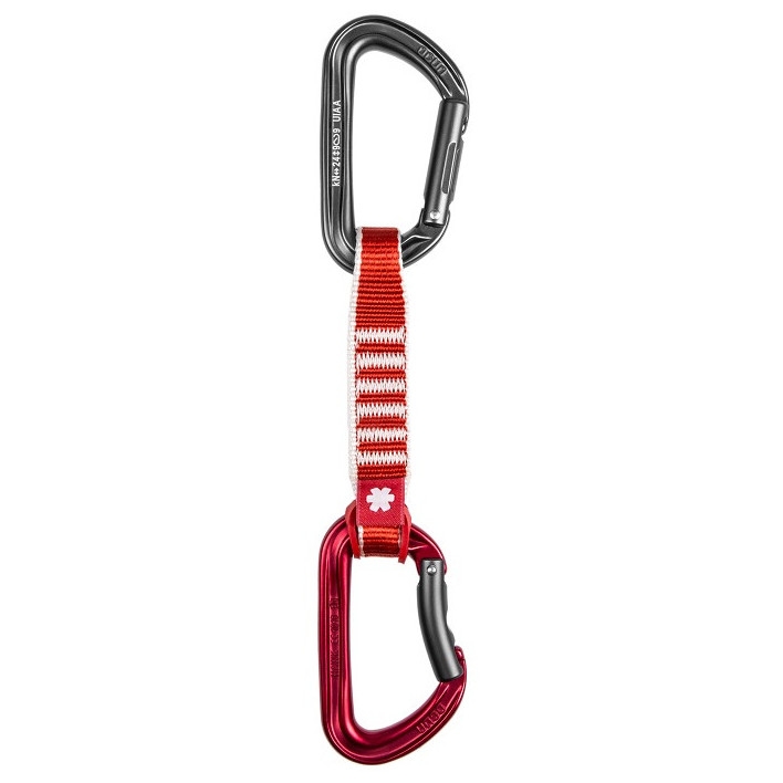 Zestaw ekspresów Ocún HAWK QD ZOOM PA 15/22 mm 12 cm 6-pack Kolor: czerwony