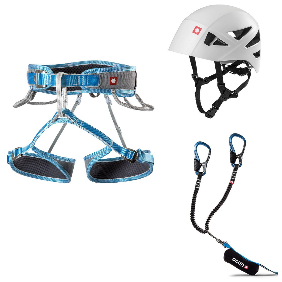Zestaw Ferratowy Ocún Via Ferrata Twist Tech Eco Captur Pro Swivel Shard Set Rozmiar: L-XL