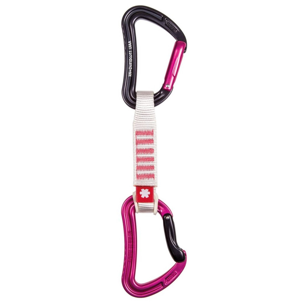 Zestaw ekspresów Ocún Raven QD Zoom PA 15/22 mm 12 cm 6-pack Kolor: różowy