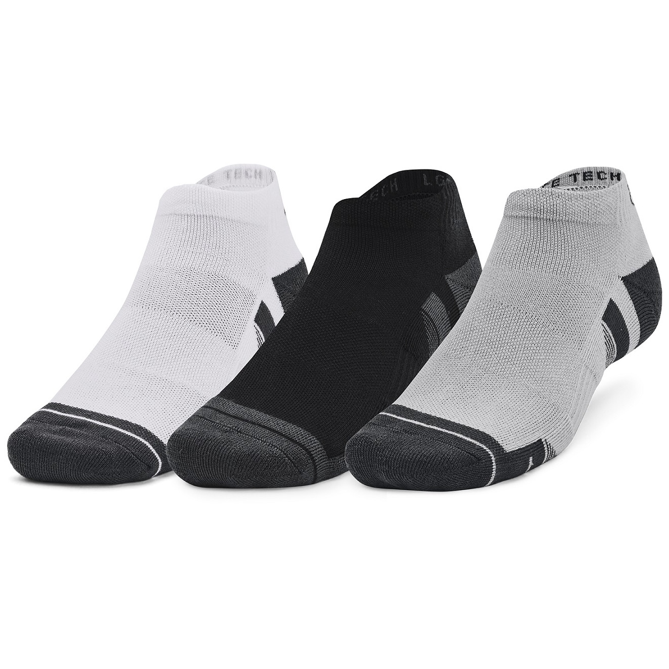 Zestaw skarpetek Under Armour Performance Tech 3pk Low Rozmiar skarpet: 47,5 - 50,5 / Kolor: szary