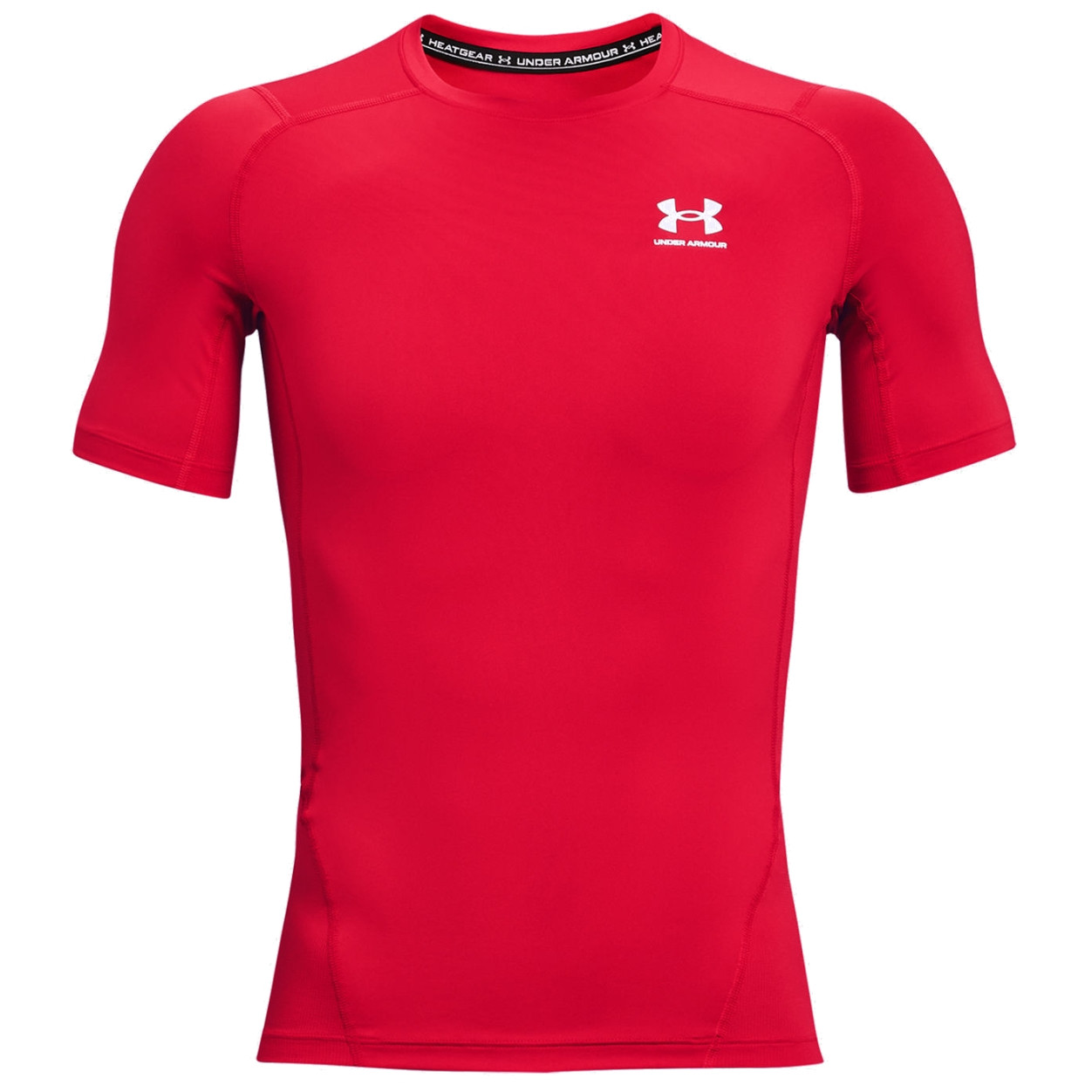 Męska koszulka Under Armour HG Armour Comp SS Rozmiar: M / Kolor: czerwony