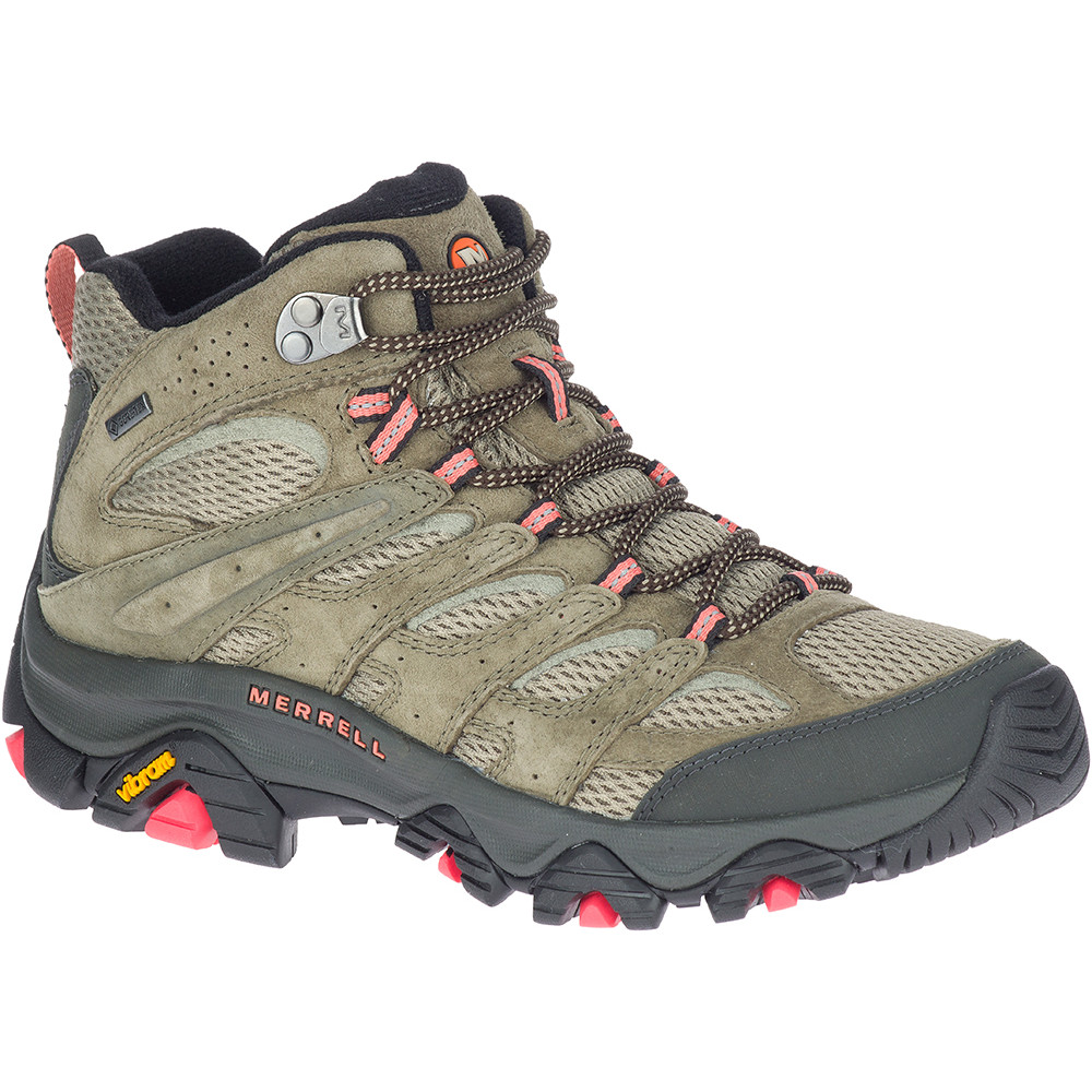 Damskie buty trekkingowe Merrell Moab 3 Mid Gtx Rozmiar butów (UE): 40,5 / Kolor: zielony