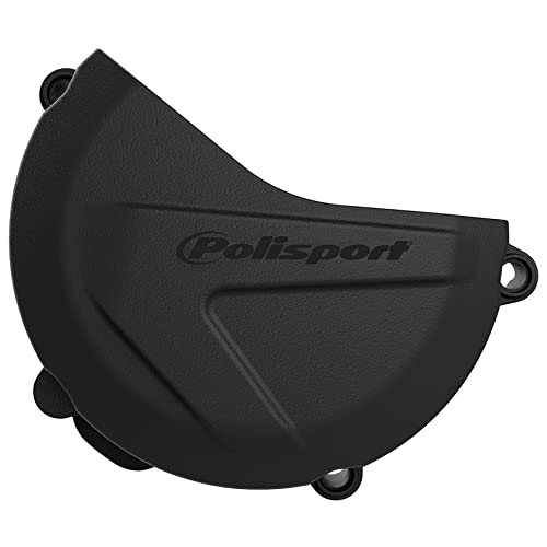 POLISPORT 8460300001 - Osłona sprzęgła wykonana z odpornego na uderzenia poliamidu kompatybilna z motocyklami KTM w kolorze czarnym
