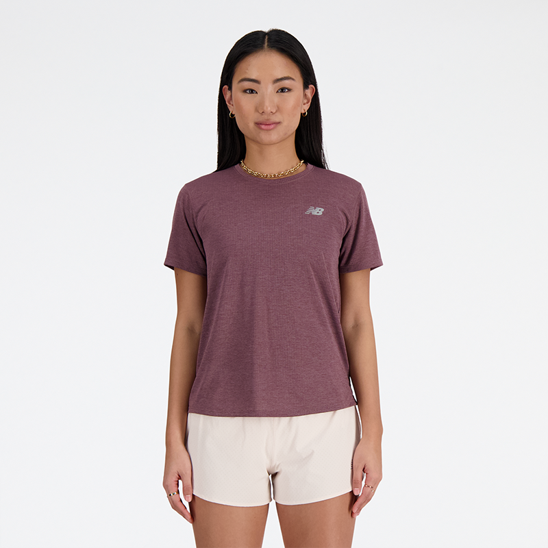 Koszulka damska New Balance WT41253LRC  fioletowa