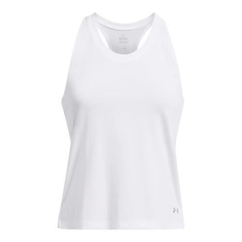 Under Armour UA Launch Singlet, biały/odblaskowy, LG