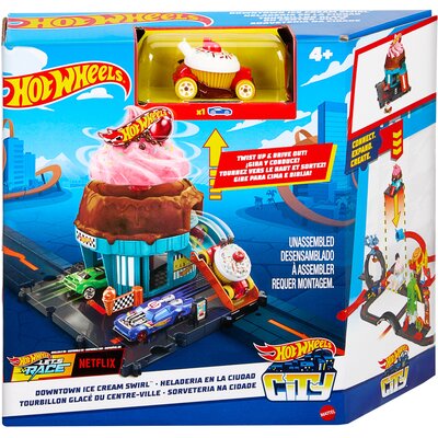 Tor Hot Wheels City Rajdowa lodziarnia HTN77