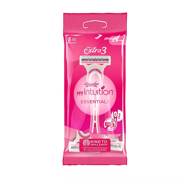 Wilkinson Extra3 Essentials jednorazowe maszynki do golenia dla kobiet Colour Mix 3szt.