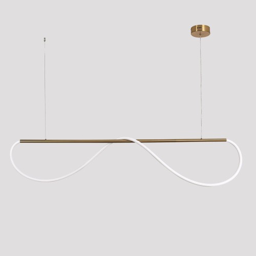 Meleca lampa wisząca (z pilotem) 1xLED/36W złota LP-2345/1P M