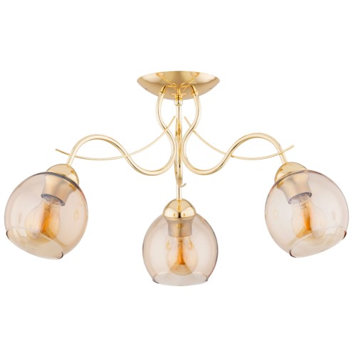 Naria lampa sufitowa 3xE27 złota 62377