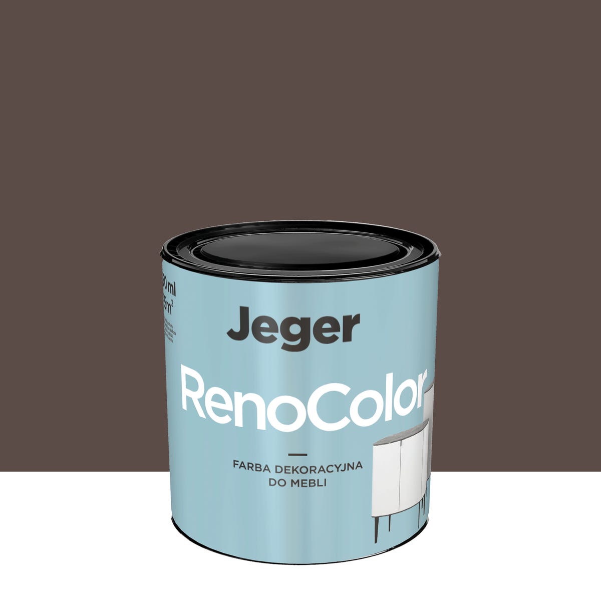 Farba do mebli RenoColor 0.45 l Brązowy Jeger 5904804917371