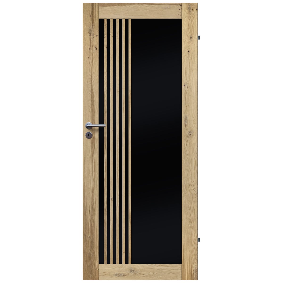 Drzwi wewnętrzne drewniane pokojowe Lamello Modern 2 dąb belkowany 80 prawe Artens 5905172794243