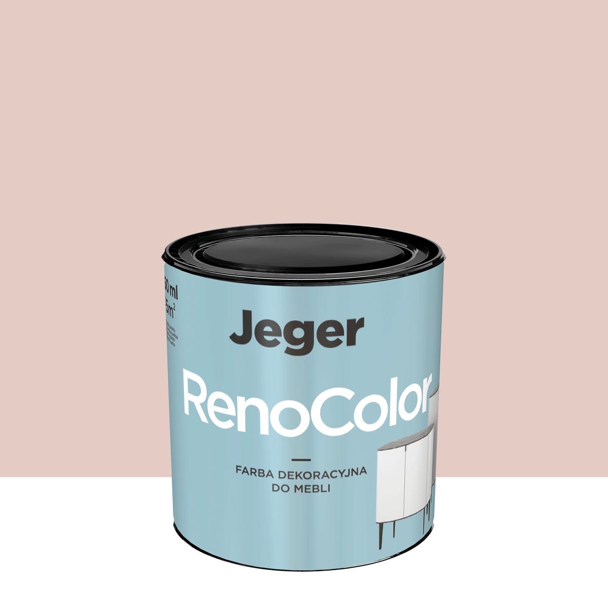 Farba do mebli RenoColor 0.45 l Pudrowy Jeger 5904804917364
