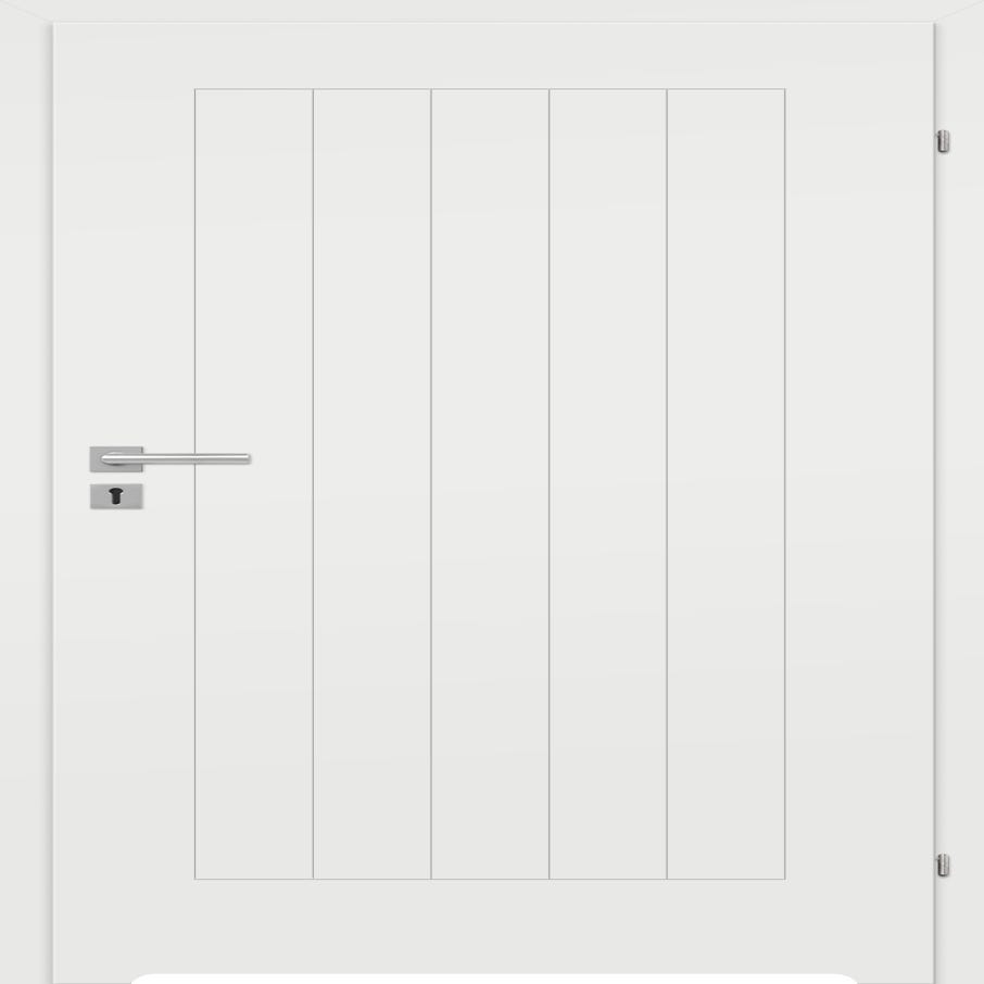 Drzwi wewnętrzne łazienkowe z podcięciem wentylacyjnym Solin biały lakier 70 prawe Classen 5905612069399