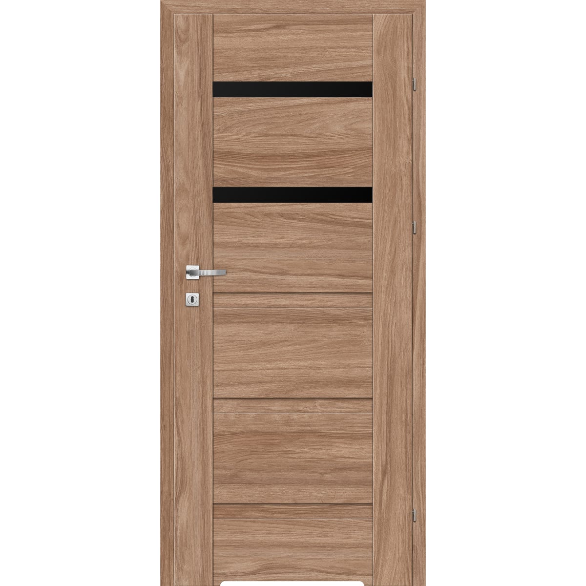 Drzwi wewnętrzne łazienkowe Tinos Black orzech karmel 70 prawe Artens 5905612069153