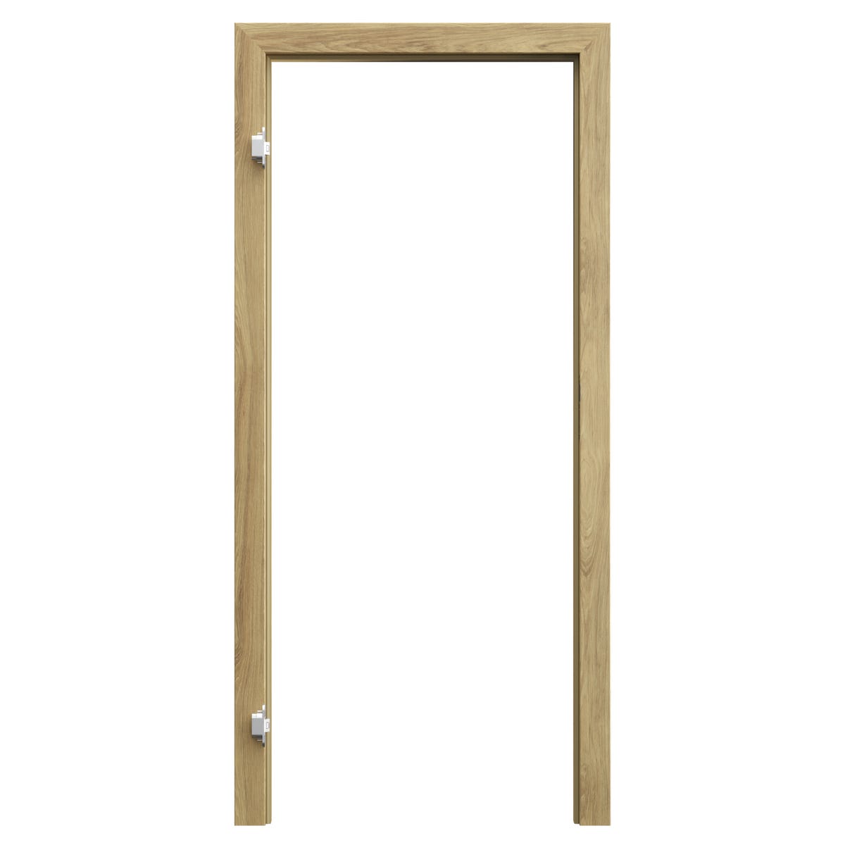 Ościeżnica regulowana kompletna bezprzylgowa 90 lewa Hikora naturalna zakres 120-140 mm Porta 5904535637210