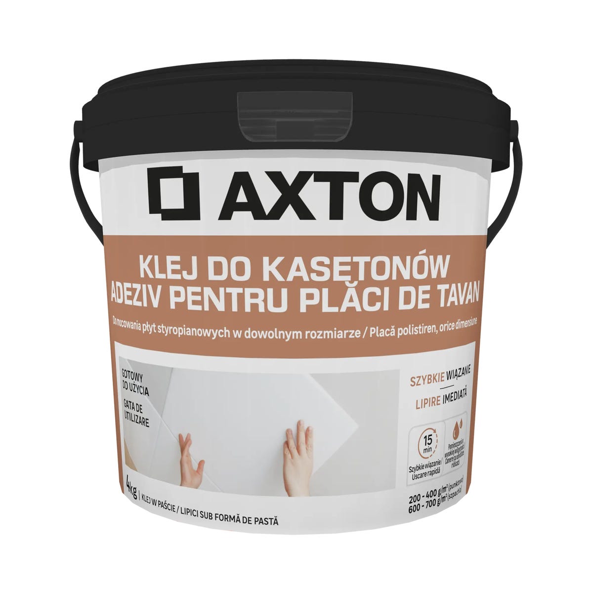 Klej do kasetonów 4 kg Axton 3276007599510